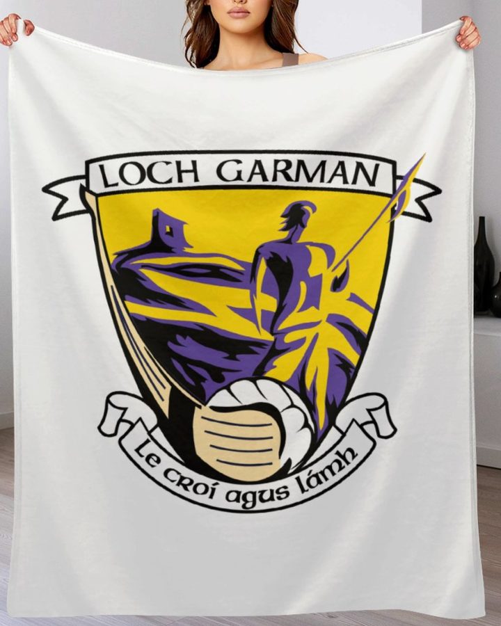 Wexford GAA Plush Blanket – 50x60" Soft County Throw (White or Black Background)