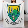 Wicklow GAA Plush Blanket – 50x60" Soft County Throw (White or Black Background)