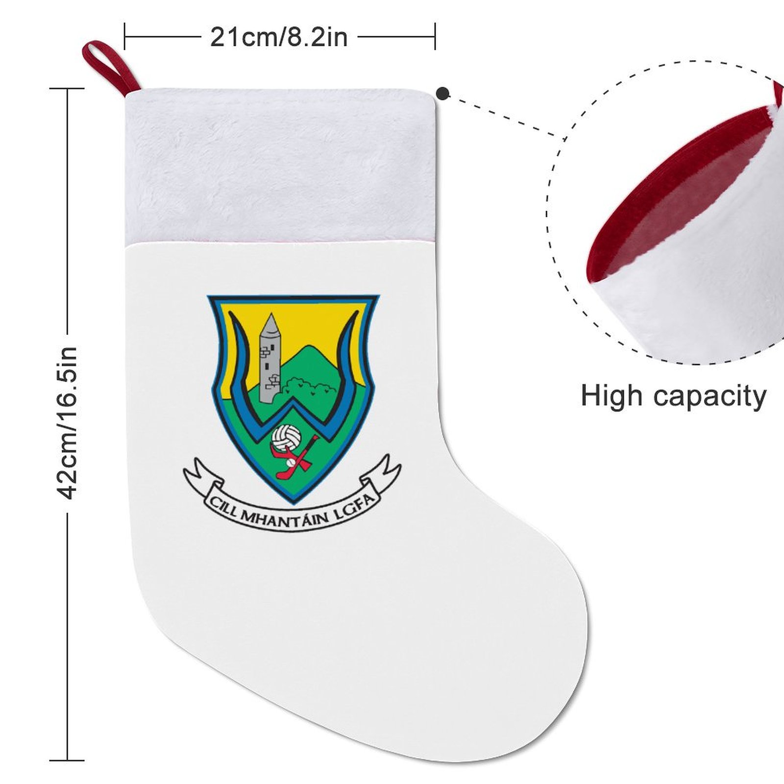 Wicklow GAA Irish Christmas Socks Wicklow GAA Irish Christmas Socks