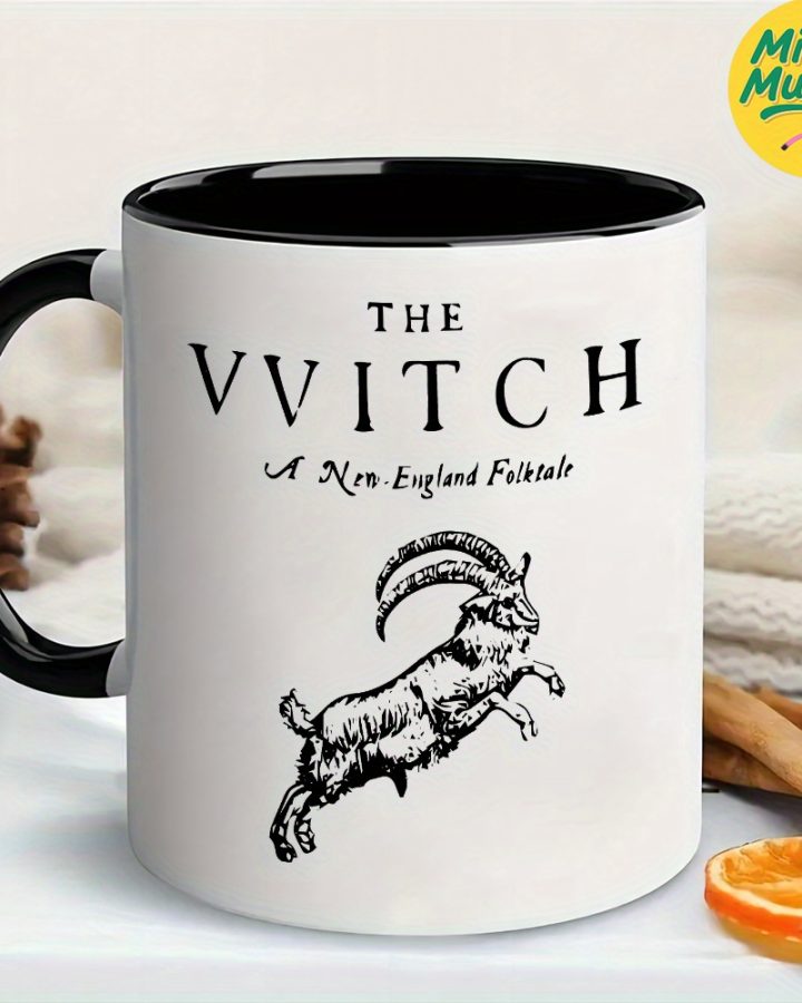 Witch Ceramic Mug - New England Goat Design