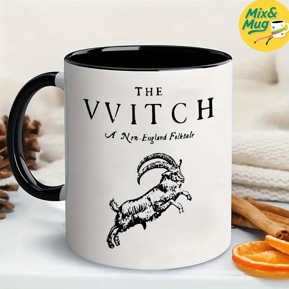 Witch Ceramic Mug - New England Goat Design Witch Ceramic Mug - New England Goat Design