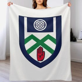 Monaghan GAA Plush Blanket – 50x60" Soft County Throw (White or Black Background)
