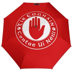 Tyrone GAA Umbrella – Tyrone County Crest Compact Rain Umbrella