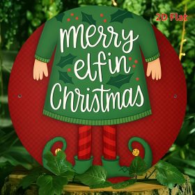 Vintage Irish Elf Metal Wall Sign