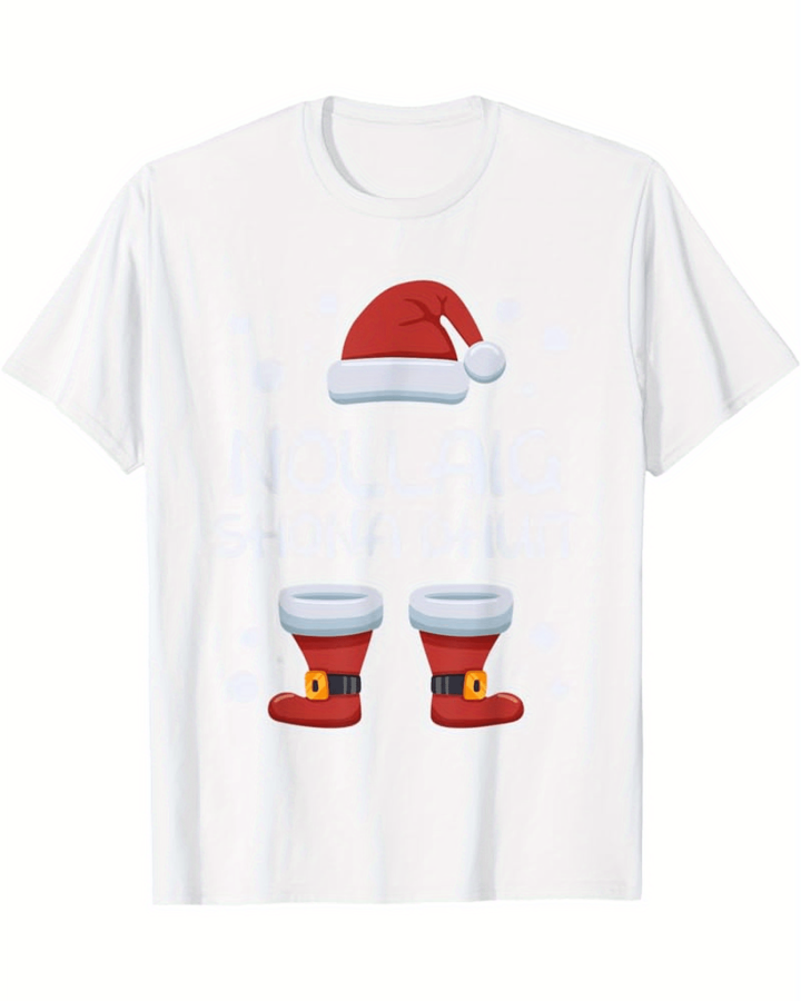 Irish Santa Graphic Christmas T-Shirt
