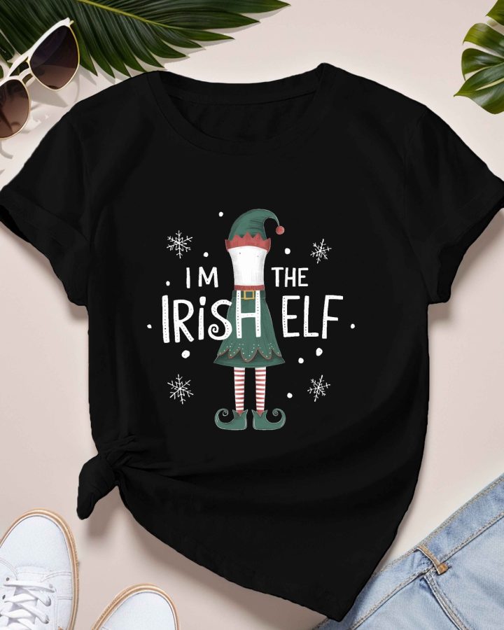 Irish Elf Christmas T-Shirt