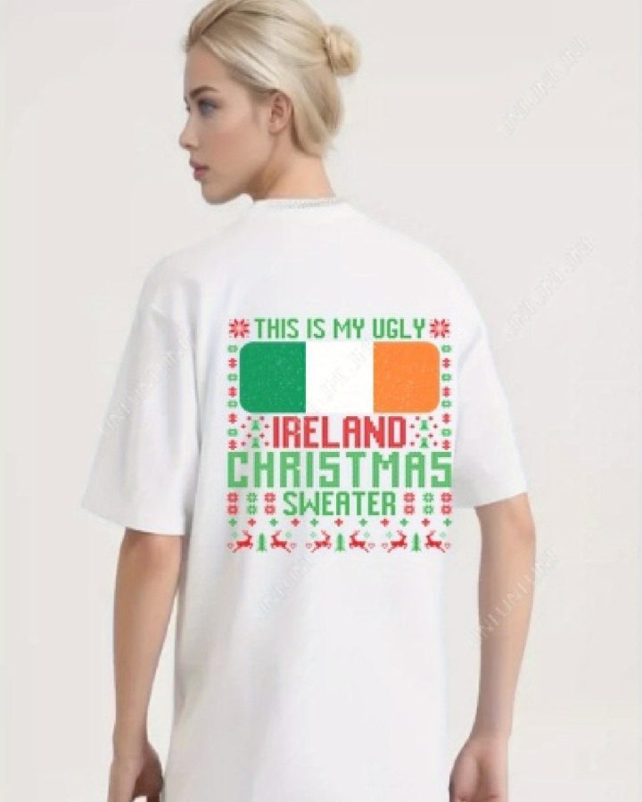 Ireland Ugly Christmas Sweater T-Shirt