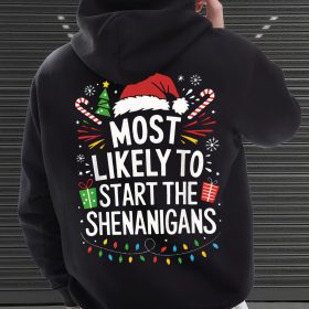 Funny Christmas Hooded Sweatshirt