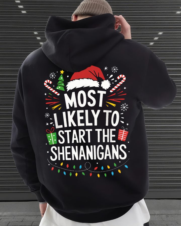Funny Christmas Hooded Sweatshirt
