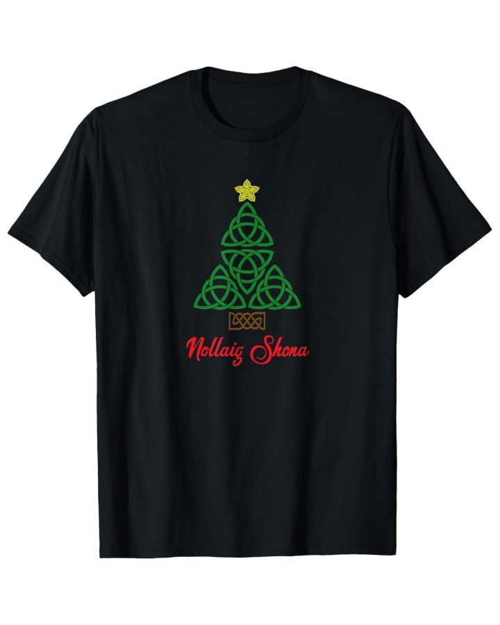 Irish Celtic Knot Christmas Tree T-Shirt