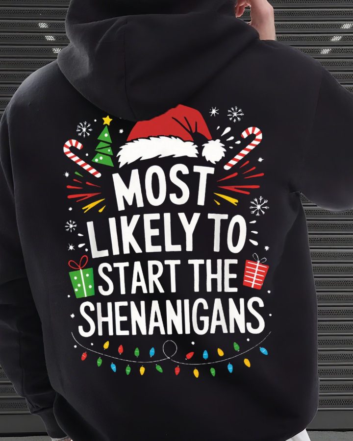 Funny Christmas Hooded Sweatshirt