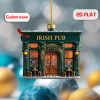 Irish Pub Christmas Ornament