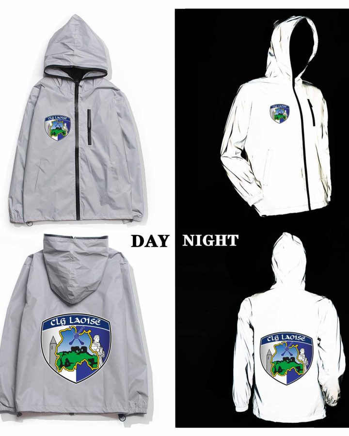 Laois GAA Crest Reflective Jacket