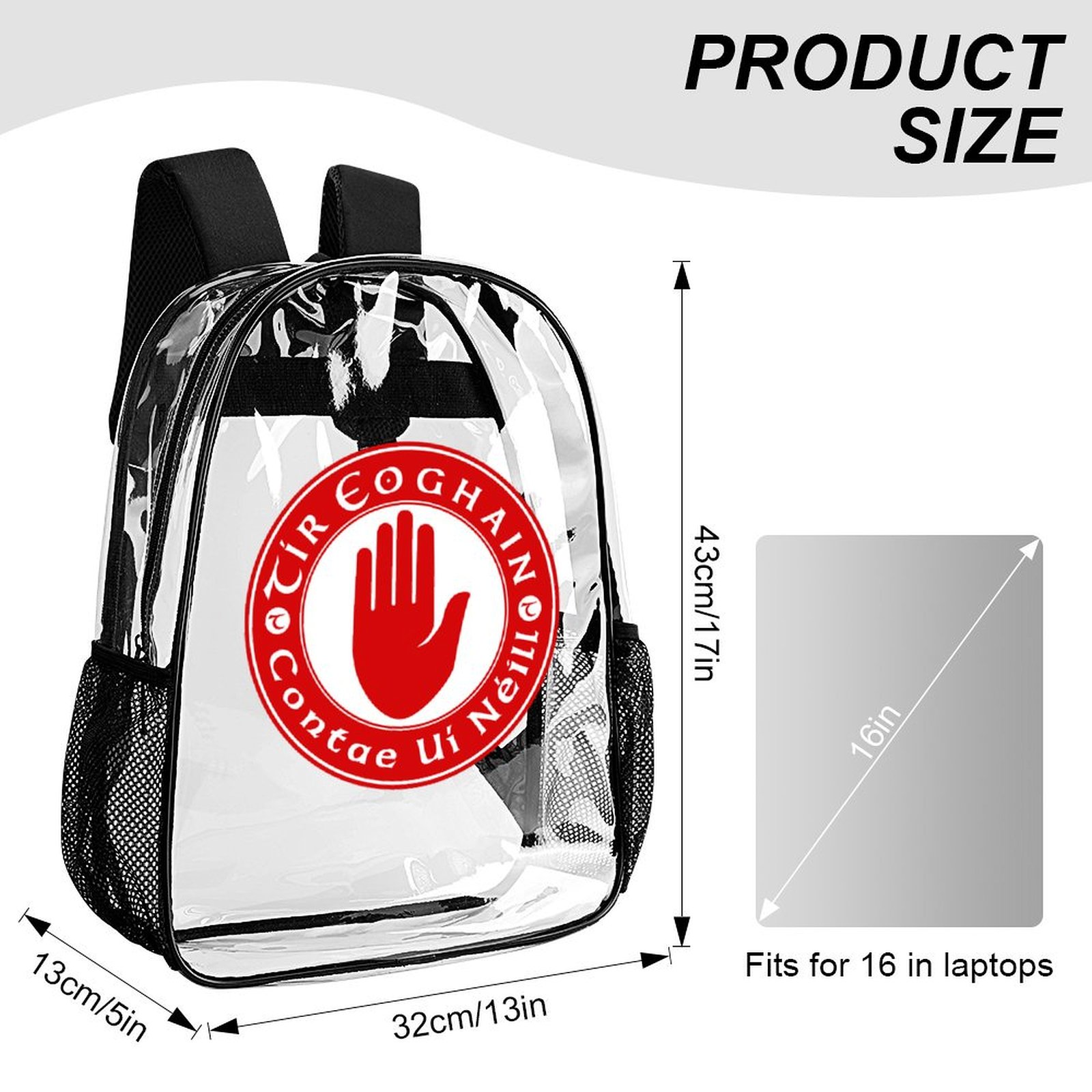 Tyrone Clear Backpack Tyrone Clear Backpack