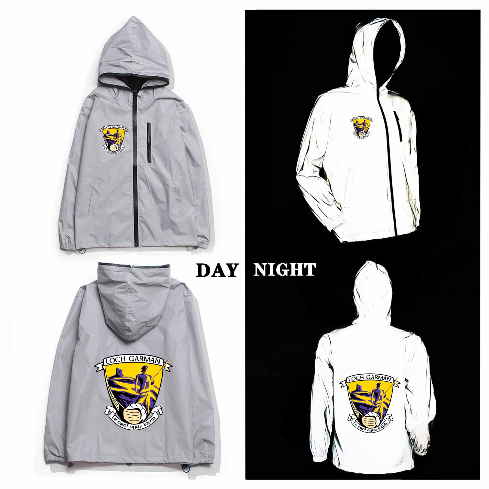 Wexford GAA Crest Reflective Jacket Wexford GAA Crest Reflective Jacket