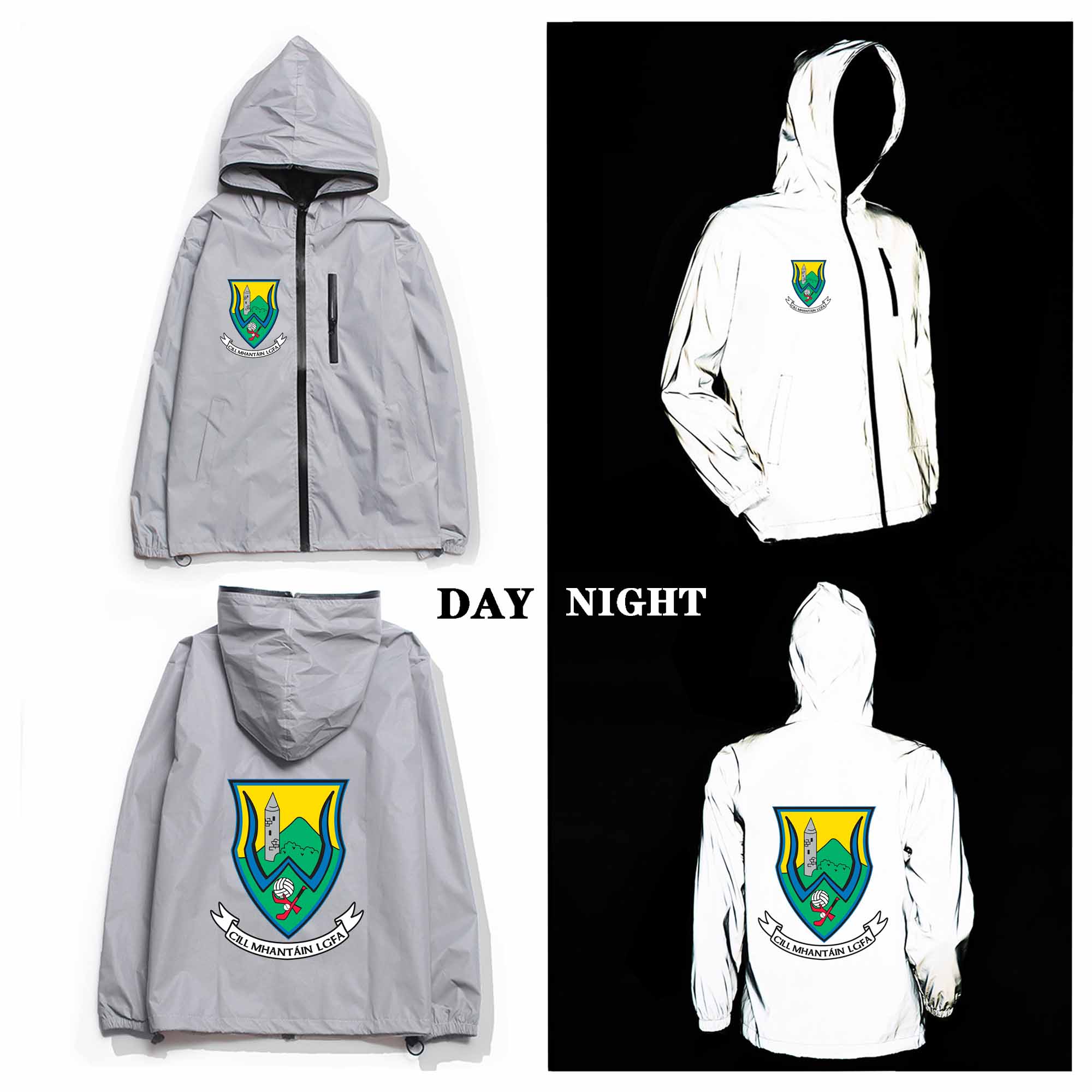 Wicklow GAA Crest Reflective Jacket Wicklow GAA Crest Reflective Jacket