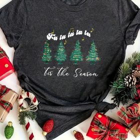 Celtic Tree & Music Print T-Shirt