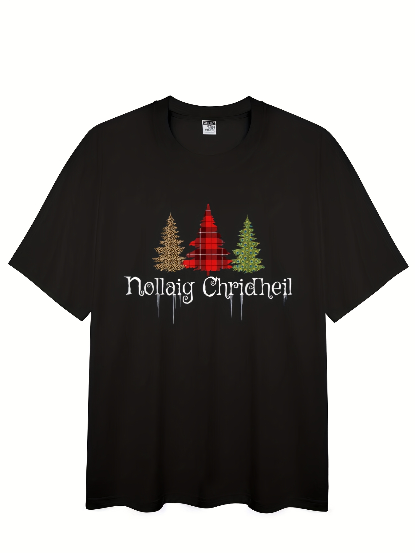 Irish Christmas Plaid Tree T-Shirt Irish Christmas Plaid Tree T-Shirt