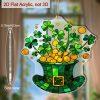 2D St. Patrick’s Day Clover Hat Ornament