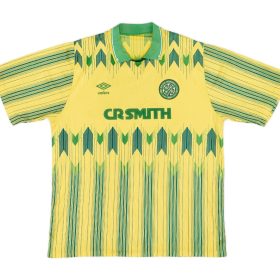 Celtic 1989-91 Yellow Away Jersey
