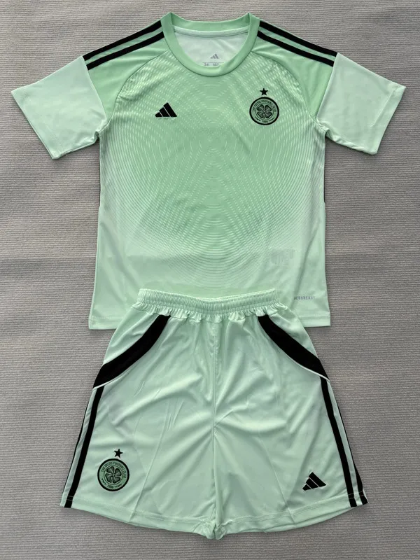 Celtic 2025-26 Green Goalkeeper Kids Kit Celtic 2025-26 Green Goalkeeper Kids Kit