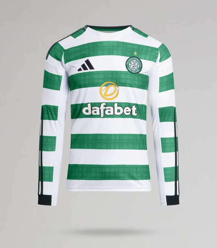Celtic 2025-26 Home Long Sleeve Jersey