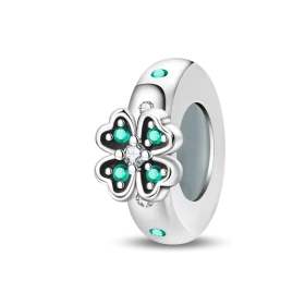 Ireland Shamrock Leprechaun Bead Charm Pendant