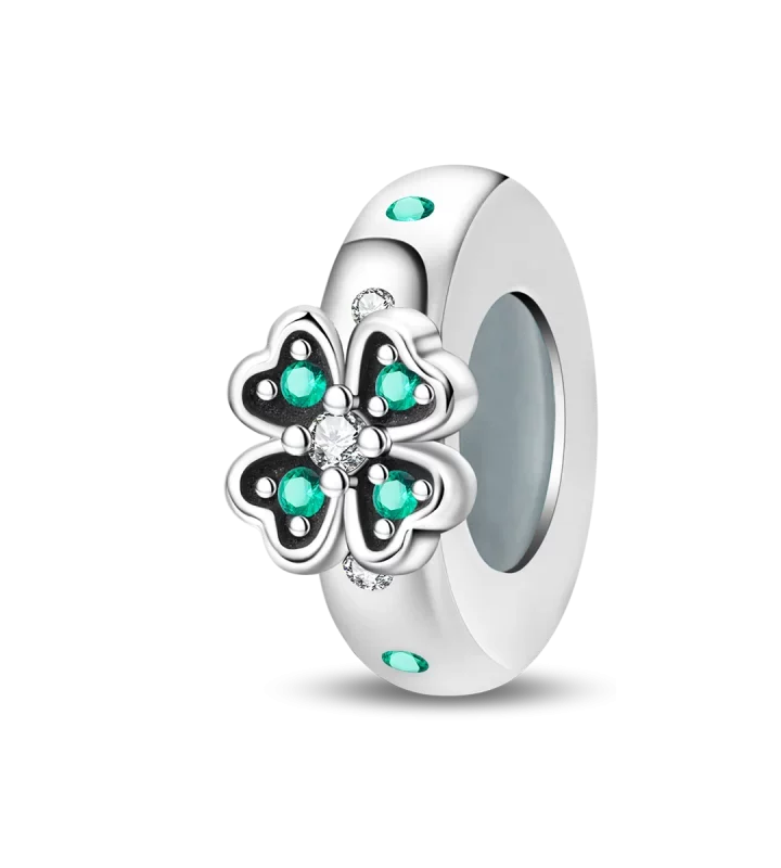 Ireland Shamrock Leprechaun Bead Charm Pendant