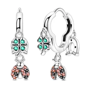 Horseshoe Charms Ladybug Pendant Earrings Bead