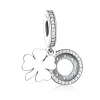 Silver Irish Shamrock Clover Faith Bead for Women