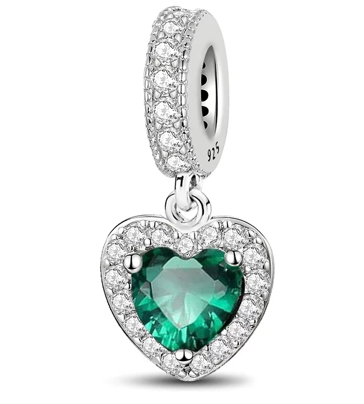 Sterling Silver Small Fresh Four Leaf Clover Series Charms Bead