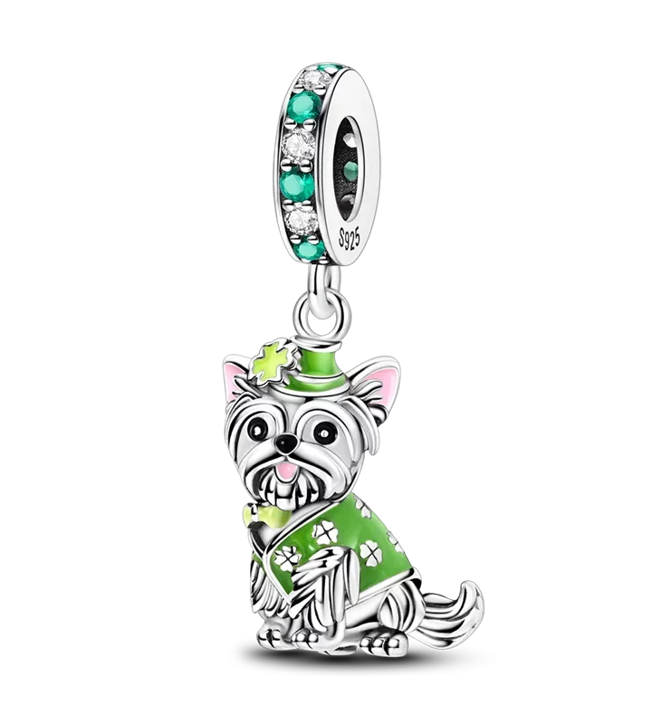 St. Patrick’s Day Ireland Shamrock Leprechaun Charm Bead