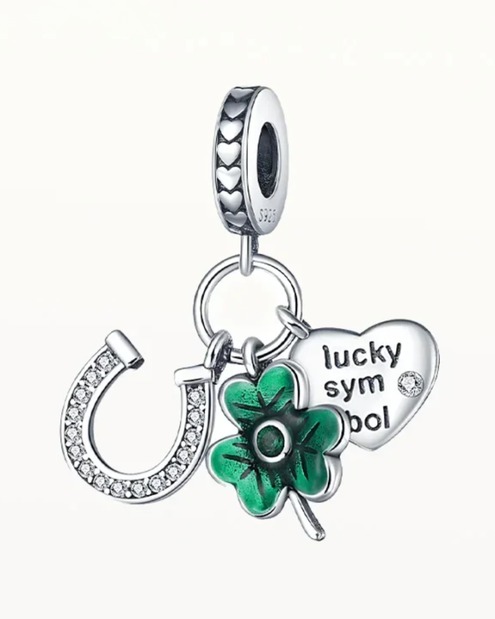 S925 Lucky Clover Jewelry Bead