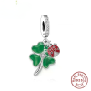 Irish Shamrock Clover Faith Berloque Bead