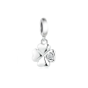 FC Jewelry 925 Silver Shamrock Clover Charm Bracelet