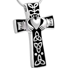 Celtic Cross Urn Necklace