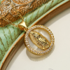 Elegant Virgin Mary Pendant Necklace
