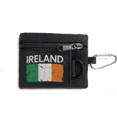 Ireland Flag Heritage Nylon Zip Wallet