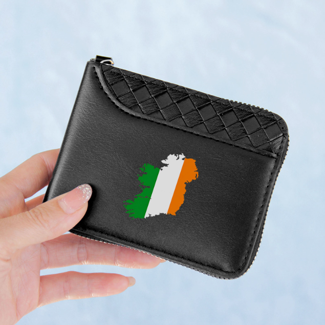 Irish Flag Design Large Capacity Wallet Irish Flag Design Large Capacity Wallet