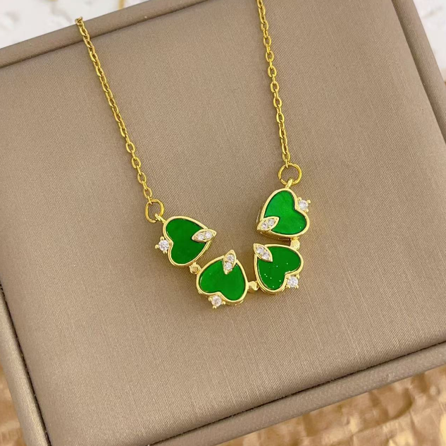 Lucky Irish Clover Charm Necklace Lucky Irish Clover Charm Necklace