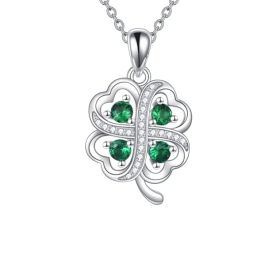 St. Patrick's Day Lucky Clover Pastoral Necklace