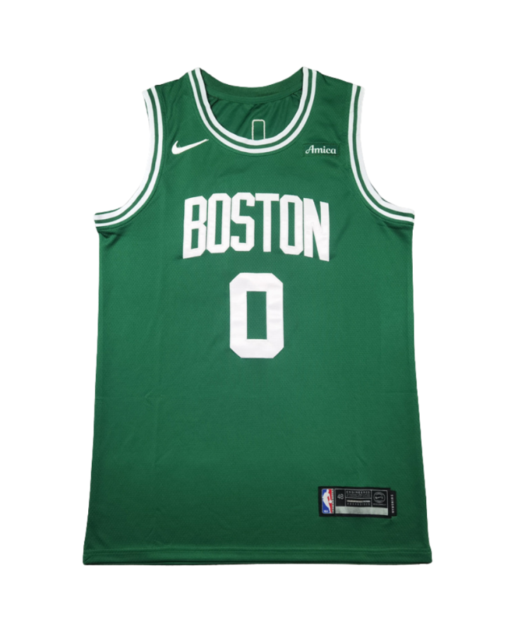 Boston Celtics Amica Edition By Nike 2022-2023 Green Jersey #0