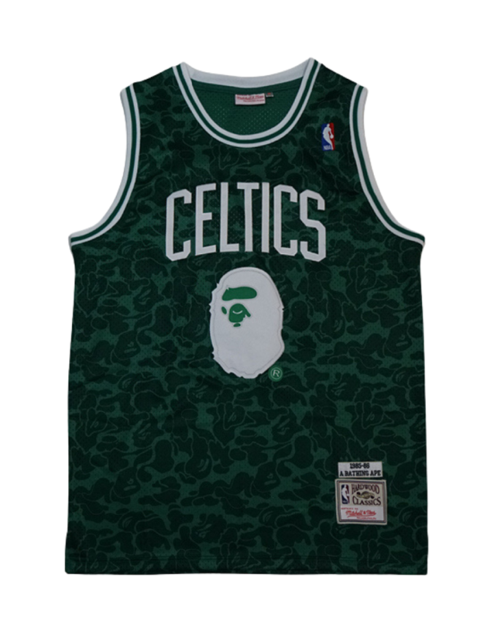 Boston Celtics BAPE Camo Limited Edition 2022-2023 Green Jersey #93