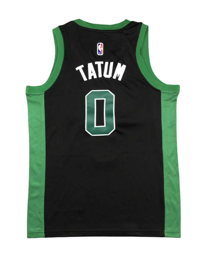 Boston Celtics Black City Edition 2021-22 Green And Black Jersey #0 (1)