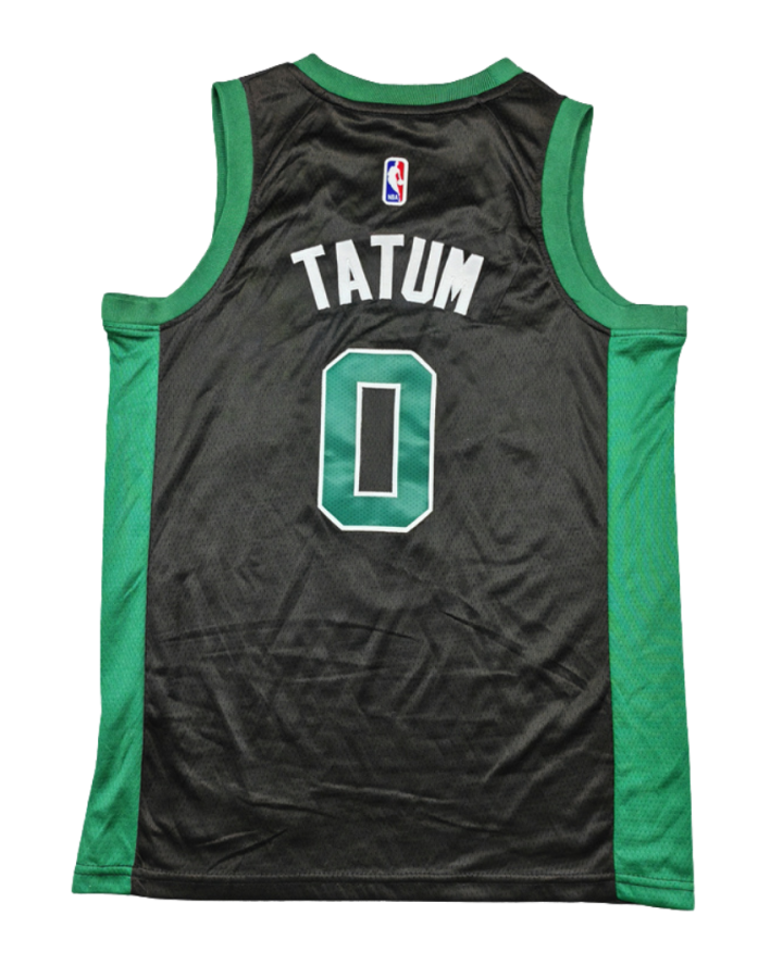Boston Celtics Black City Nike Edition 2021-22 Green And Black Jersey #0 (1)