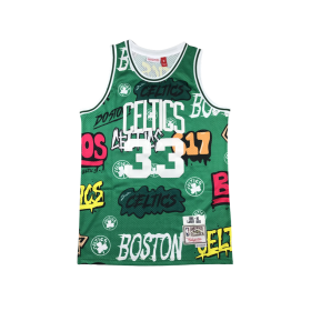 Boston Celtics City Edition 1985-86 Green Jersey #33