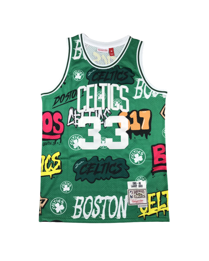 Boston Celtics City Edition 1985-86 Green Jersey #33