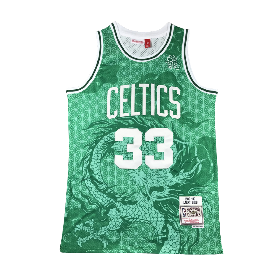 Boston Celtics City Edition 1985-86 Green Jersey #33 Boston Celtics City Edition 1985-86 Green Jersey #33