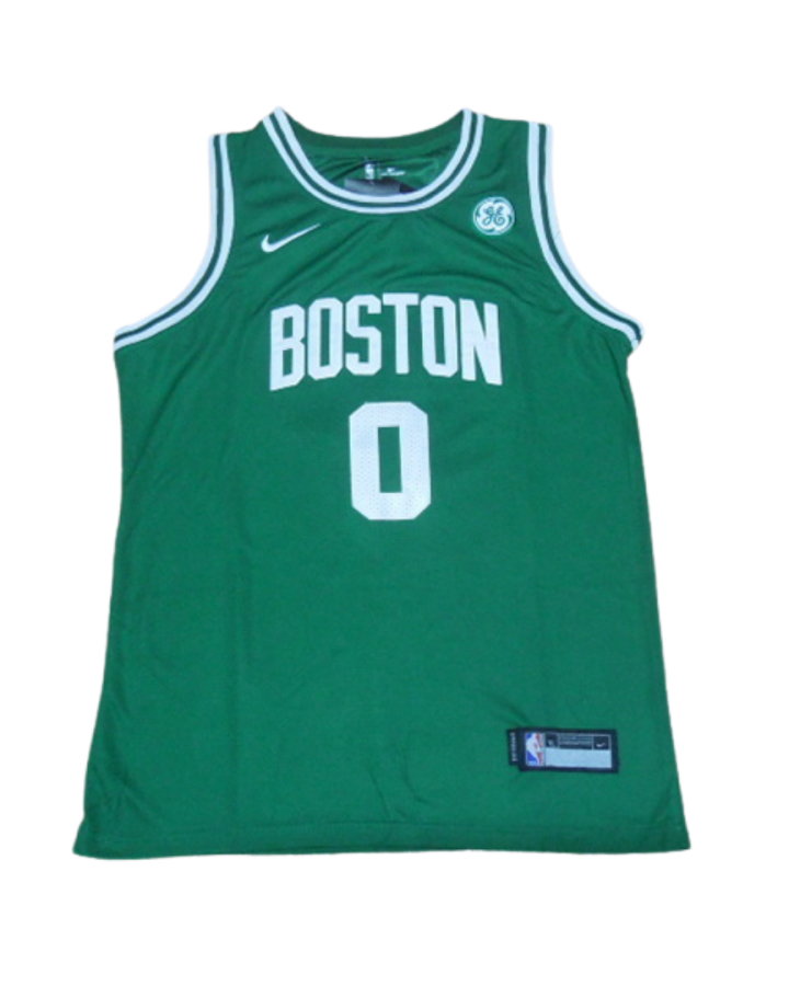 Boston Celtics GE Sponsor Edition Nike 2022-2023 Green Jersey #0