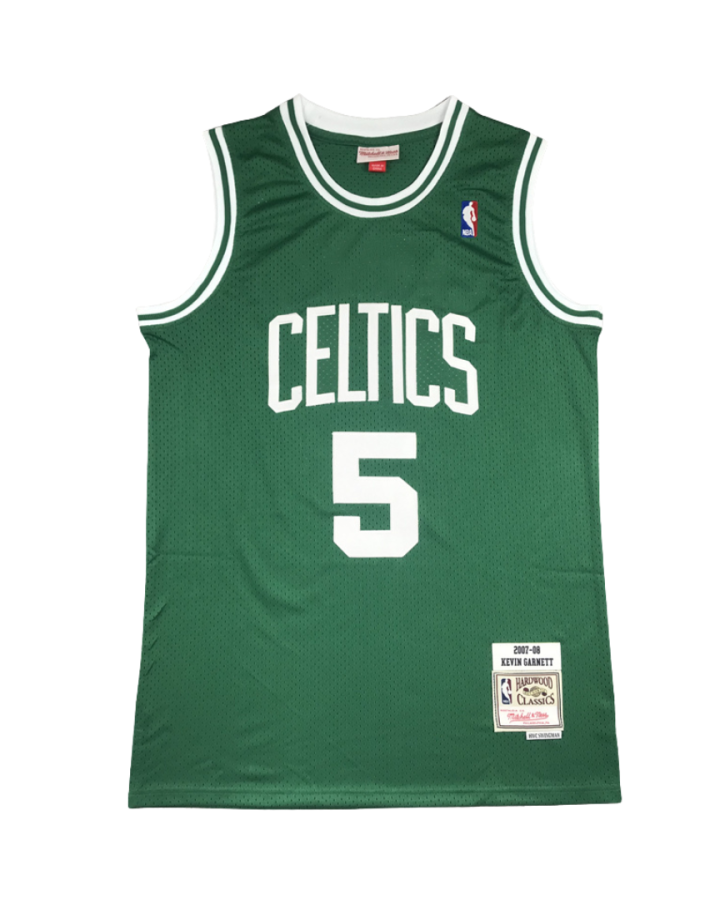 Boston Celtics Home  2007-08 Green Jersey #5
